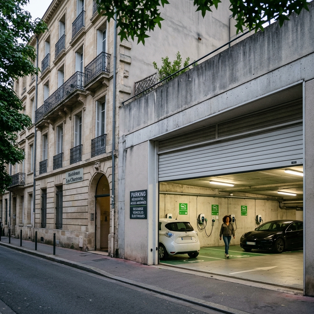 Copropriété à Bordeaux : infrastructure collective IRVE et syndic quartier Chartrons